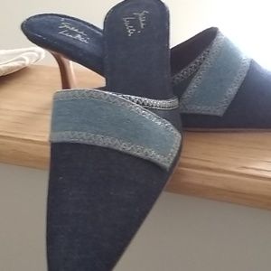 Denim open back herkd